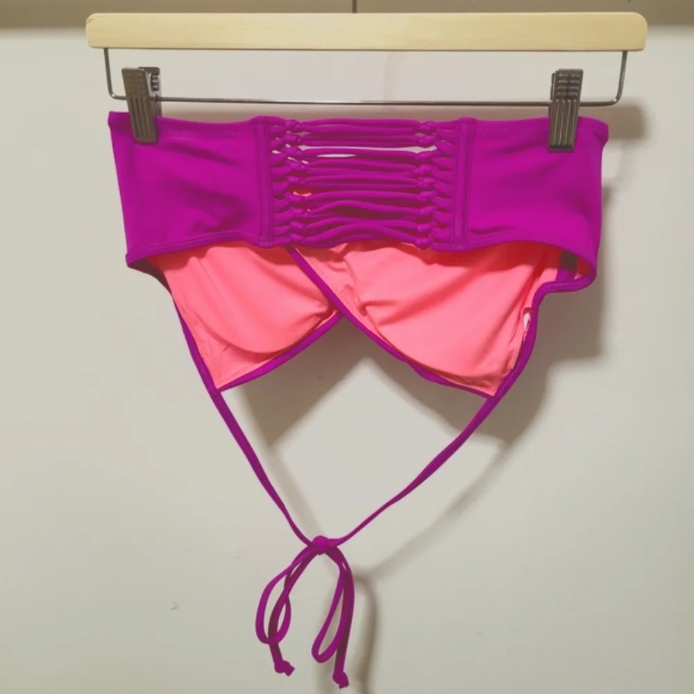 New VS PINK Body Wrap Bikini Top